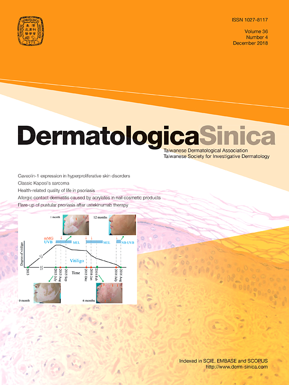 Go to journal home page - Dermatologica Sinica